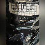 La Belle Patterned Sleeveless Dress Black Photo 2