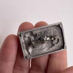 Signed Ms. Dee Pewter Shepherd On A Field With Sheep Brooch Pin Photo 8