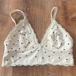 Forever 21 NWOT  Lace-Trim Heart Bralette Photo 1