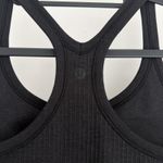 Lululemon Tank Top Womens 8 Black Ebb To Street Ribbed Racerback Yoga Athletic Photo 3