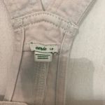 Aerie Women's Tie-Dye Overalls Large Adjustable Straps Cotton Blend Blue & White Photo 2