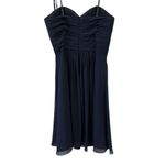 Camille La Vie  Strapless Crisscross Bodice Semi Formal Cocktail Wedding Dress 4 Photo 10