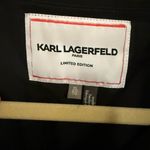 Karl Lagerfeld  Black Button Down Shirt with White Dots Photo 5