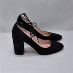 Kate Spade Womens Pumps Size 7.5 Black Whimsigoth Chunky Dark Romantic Feminine Photo 2