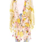 Aratta Multicolor Floral Kimono Yellow Size undefined Photo 1