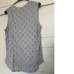 Cotton On sz M Womens Grey Sleeveless Cotton Cross Print Novelty Tank Top Blouse Photo 2