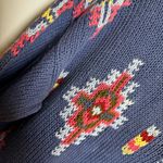 Woolrich Vintage Southwestern Rare Arctic Blue Sweater 80s 90s Cotton Photo 4