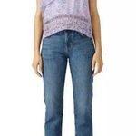 Saylor  Janice Ruffled Silk Blend Ruffle Ladder Lace Inset Lilac Size Small Photo 0