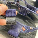 Chacos Chaco Navy Blue Aztec Print Strappy Sandals Gorpcore Hiking Women's size 7 Photo 6
