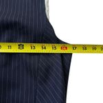 Brooks Brothers Blue Red Fleece Pinstripe Sheath Dress Women's Size 6 | 71-39 Photo 6