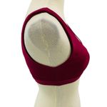 Dippin' Daisy's  Sporty Swim Top Burgundy Womens Medium Photo 4