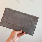 Cole Haan  Grey Suede Envelope Clutch Bag Photo 1