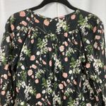 J.Crew x Liberty of London Black Floral Poppy Dream Peasant Blouse Sz.S Photo 8