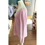 Talbots  Size XL Pink Cable‎ Knit Sweater Long Sleeved Buttons Preppy Acadamia Photo 2