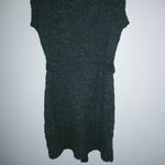 BKE  S Smart Knit Sleeveless Button Accent Belted Cardigan Sweater in Graphite Photo 5