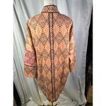 Seen Worn Kept Jessie Tapestry Coat Orange Pink Womens Small Anthropologie Photo 4