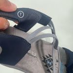 Skechers Memory Foam Women 7 Blue Strappy Elastic Sandals Flats Boho Outdoor Photo 4