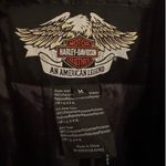 Harley Davidson  Women M Jacket Black Gray Reflective Double Layer Cold Ride Coat Photo 2