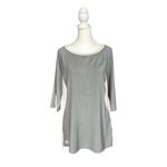 Adidas Colorblock Modal Stretch 1/2 Sleeve Casual T-Shirt Pink & Gray Size Large Photo 2