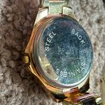 Women’s‎ vintage light pink/gold crystal watch needs a new battery Pink Photo 6