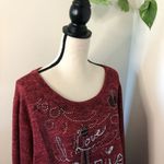 Cato “I Love Paris” Beaded Sweatshirt Photo 8