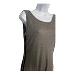 Rue 21 Women Grey With Black Stripes Jumpsuit Size M Sleeveless Stretch Summer Photo 3