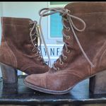 Steve Madden Gretell brown heeled lace up boots sz 10 Photo 9