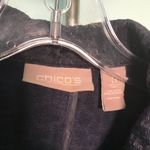Chico's Chico’s Navy textured jacket layering full button size S‎ Photo 2