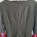 Calvin Klein Ankara Black Dress with Floral Sleeves and Floral Bottom Photo 9