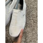 Vans white slip on sneakers cavas flat shoes skate unisex women’s 10 men’s 8.5 Photo 8