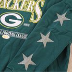Green Bay Packers NFL Women's Rhinestone Sleeve Sweatshirt Green Size Large Photo 6