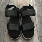 Baretraps  black platform chunky sandals tachel shoes size 8 Photo 2