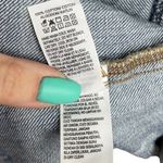 Lucky Brand  Remade Distressed Denim Waisted Trucker Jacket Raw Frayed Hem XS Photo 11