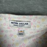 Peter Millar  Summer Comfort Performance Men’s Polo Shirt Geometric Size L Large Photo 2