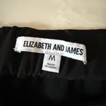 Elizabeth and James | Black Satin Nolita Off the shoulder Blouse | Medium Photo 5