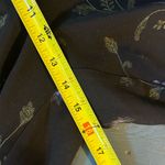 Dressbarn Black Pants with Purple Floral Design | 16W Photo 6