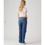 Levi's  Women's Low Pro Straight Leg Jeans Distressed Medium Wash Size 25 Photo 2