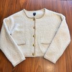 Gap Cream Boucle Cardigan Jacket Photo 1