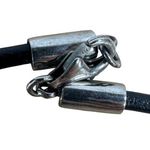 Sterling Silver 925 Leather Black Choker Style Necklace – No Pendant Included Photo 1