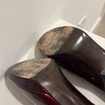 Stuart Weitzman  Burgundy Platswoon Patent Leather Pumps Photo 7