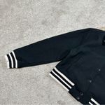 Spiritual Gangster Women's Warrior Heart Isla Jacket Crop Wool Blend in Black S Photo 4