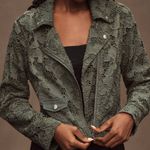 Anthropologie Dolan Lace Moto Jacket, Size M Photo 0