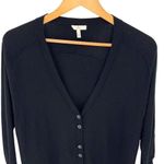 Joie  Womens Wool Blend V Neck Cardigan‎ Sweater Black Size Small Photo 1