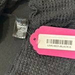 POL Boho Black Studded Ruffle Hem Tunic Top Size Small | Flowy Artsy Layered Photo 3