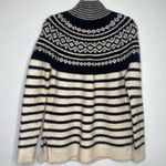 French Connection Norway High Neck Fair Isle Wool Sweater Photo 8