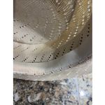 Vintage VTG Sonni San Francisco Wide Brim Straw Sun Derby Church Easter Hat Tan Photo 12