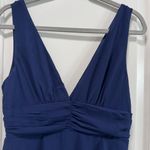 Lulus Celebration Time NWT size Medium Navy Blue Sleeveless Tiered Midi Dress Photo 3