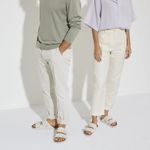 Birkenstock Uji Sandal in Antique White 41 10 Women Nubuck Suede Leather slides Photo 11