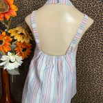 Doe & Rae ✅3/$30✅ NWT  Striped Cotton Halter Neck Tank Blouse | MEDIUM | Photo 4