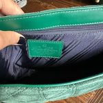 Brooks Brothers  Teal Quilted Shoulder Bag Photo 4